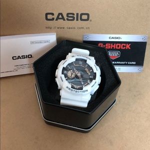 G shock White black and gold BRAND NEW